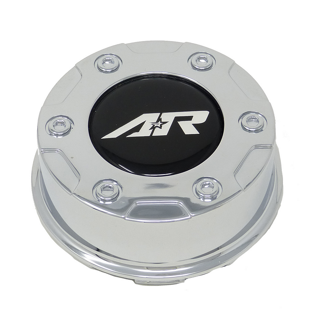 AR CAP 3.26'' CHROME SNAP IN AR LOGO | American Racing