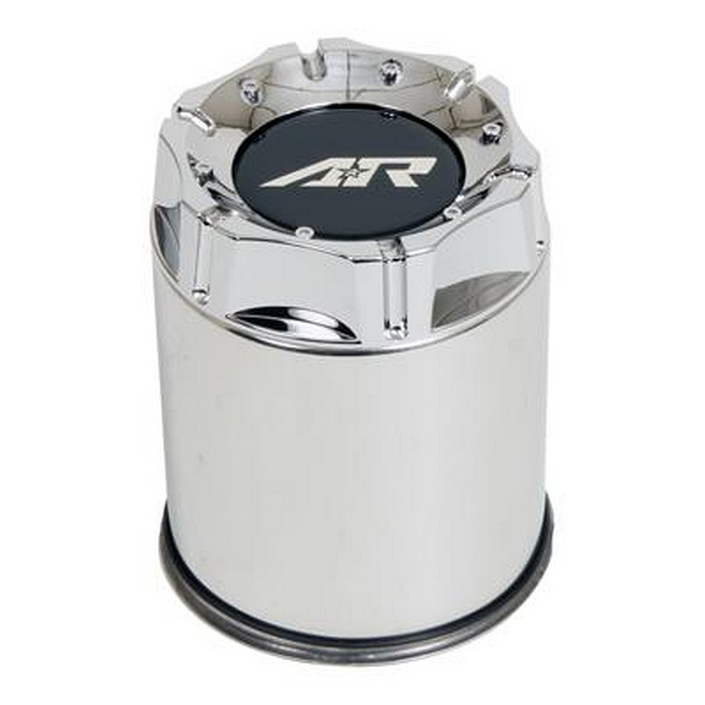 American Racing AR CAP SS P-THRU W/CHROME PLASTIC LOGO
