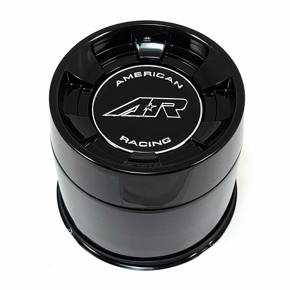 AR910 5/6X5.5 LUG PUSH-THRU CAP G-BLACK | American Racing