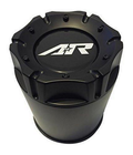 AR CAP 4.25''   S-BLK SS PUSH THRU 2PC | American Racing