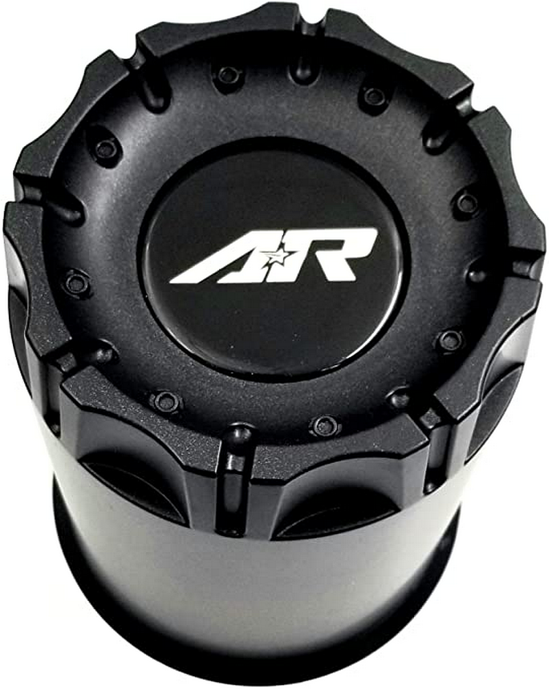AR CAP 5.15'' SATIN BLACK PUSH THRU LONG | American Racing