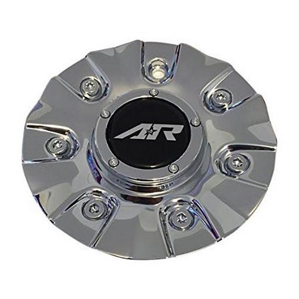 AR CAP AR663 CHROME FULL COVER  AR LOGO | American Racing