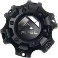 FUEL MATTE BLACK 6 LUG CAP-SHORT (1.35") | Fuel 1PC