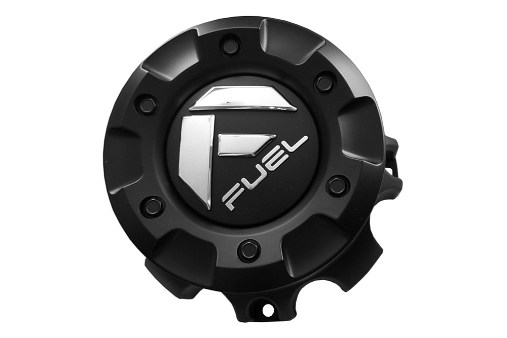 FUEL BLACK 8 LUG CAP-TALL | Fuel 1PC