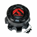 FUEL GL-BLACK RED LOGO 8 LUG CAP - TALL | Fuel 1PC