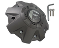 Fuel 1PC FUEL GUNMETAL COVERED CAP 5/6 LUG