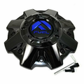 FUEL GL-BLK BLUE LOGO CAP (FLAT) | Fuel 1PC