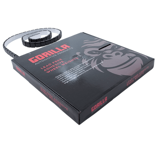 GOR 1/2 OZ L.P. 357 SEGMENTS ROLL BLACK | Gorilla Automotive