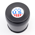 CAP PUSH THRU BLACK 4.25 (HC202BC) | US Mag 1PC