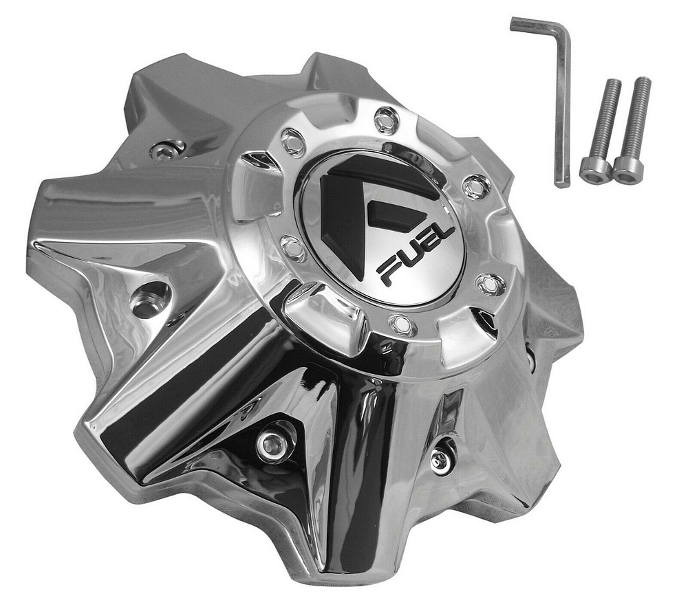 FUEL 8LUG CAP W/O RISER CHROME | Fuel 1PC