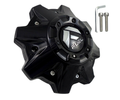 Fuel 1PC FUEL 8LUG CAP W/ RISER GLOSS BLACK