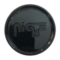 Niche 1PC NICHE 2.70"FLAT CAP-GL-BLK W/ MATTE LOGO