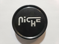 NICHE 2.70" FLAT CAP-GL-BLK SILVER LOGO | Niche 1PC