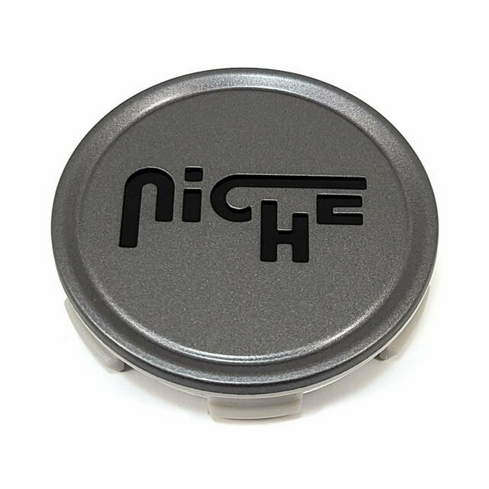 NICHE 2.70"CAP-MT-ANTHRACITE W/BLK LOGO | Niche 1PC