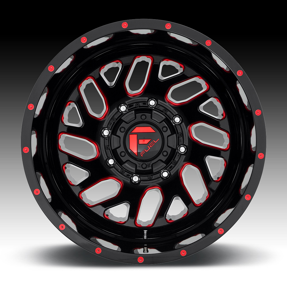 FUEL DUALLY CAP REAR G-BLK RD LOGO 17/82 | Fuel 1PC