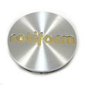 Rotiform ROTIFORM 2.36"SNAPIN CAP-MACH W/GLD LOGO