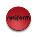 Rotiform ROTIFORM 2.36"SNAP IN CAP-RED W/BLK LOGO