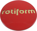 Rotiform ROTIFORM 2.36"SNAPIN CAP-RED W/GOLD LOGO