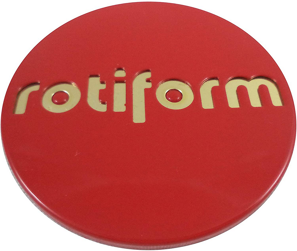 ROTIFORM 2.36"SNAPIN CAP-RED W/GOLD LOGO | Rotiform