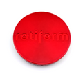 ROTIFORM 2.36" SNAP IN CAP-CANDY RED/RED | Rotiform