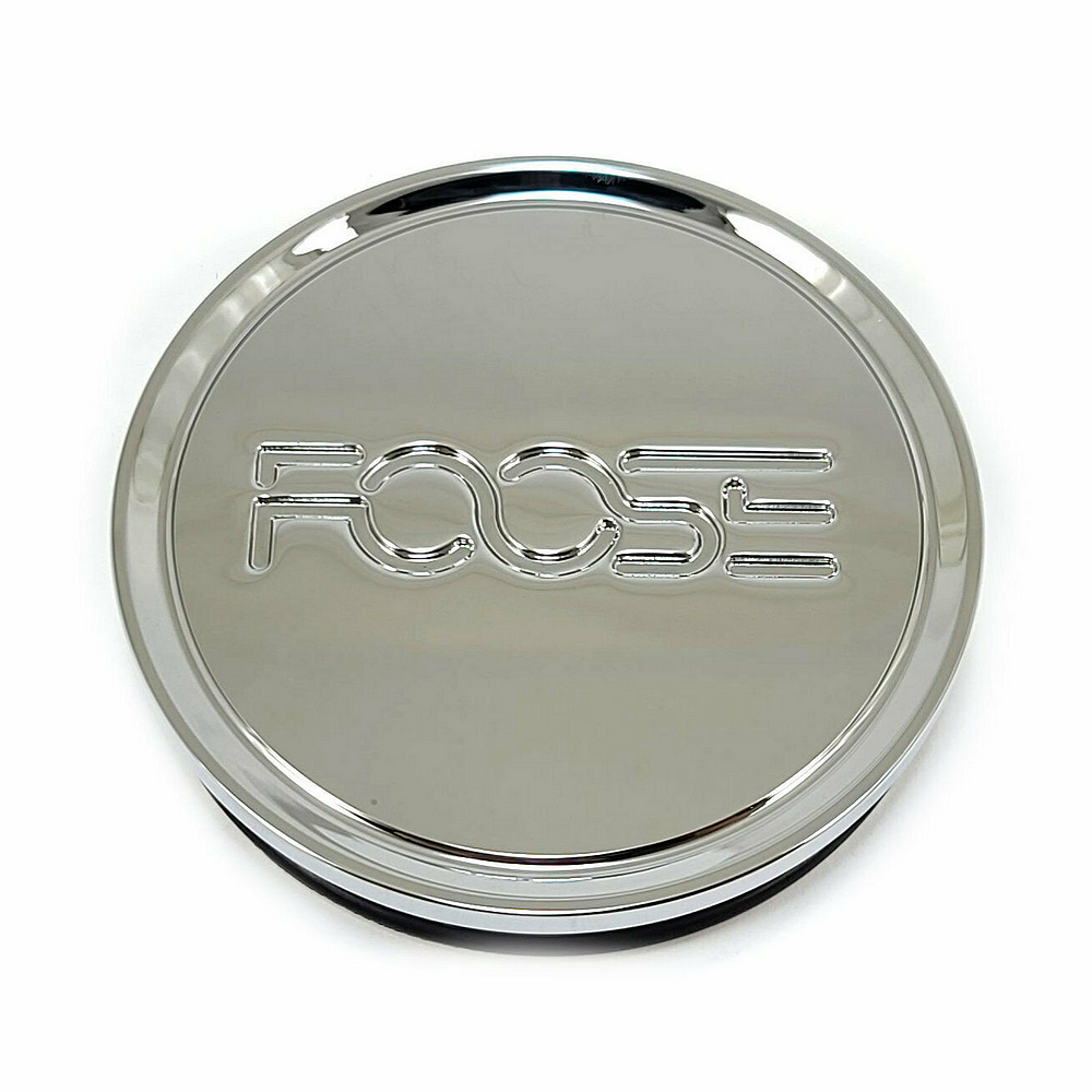 FOOSE 2.95" FLAT CAP-CHROME | Foose 1PC