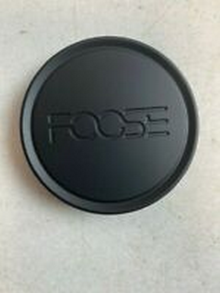 Foose 1PC FOOSE 2.95" FLAT CAP-MATTE BLACK