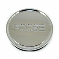 Foose 1PC FOOSE 2.95" FLAT CAP-CHROME