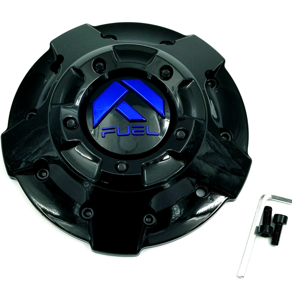 Fuel 1PC FUEL FIVE BAR COVER CAP-GL-BLK BLUE TINT