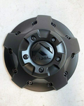 Fuel 1PC FUEL FIVE BAR CAP - BLACK ON BLACK 8 LUG