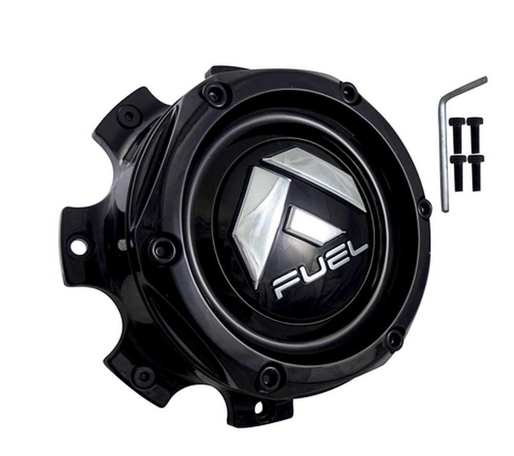Fuel 1PC FUEL MATTE BLACK CAP (8X6.5/8X170 SHORT)