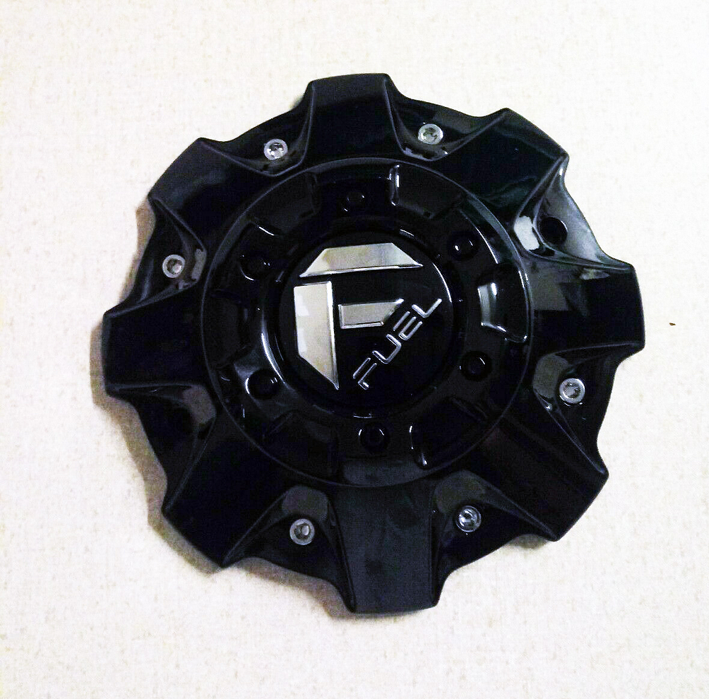 FUEL DUALLY 10X225 REAR CAP-GLOSS BLK | Fuel 1PC