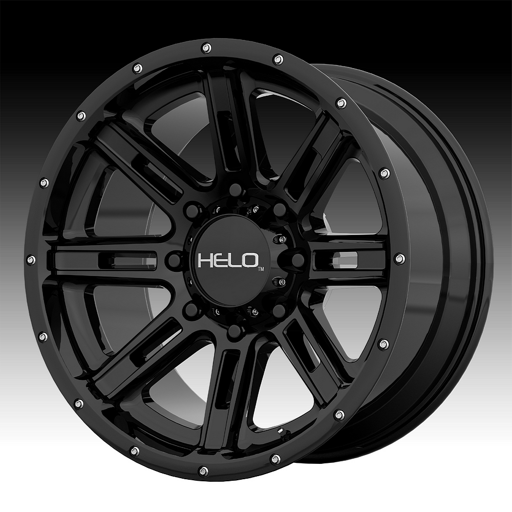 HELO CAP 6X4.5/120 GLOSS BLACK | Helo