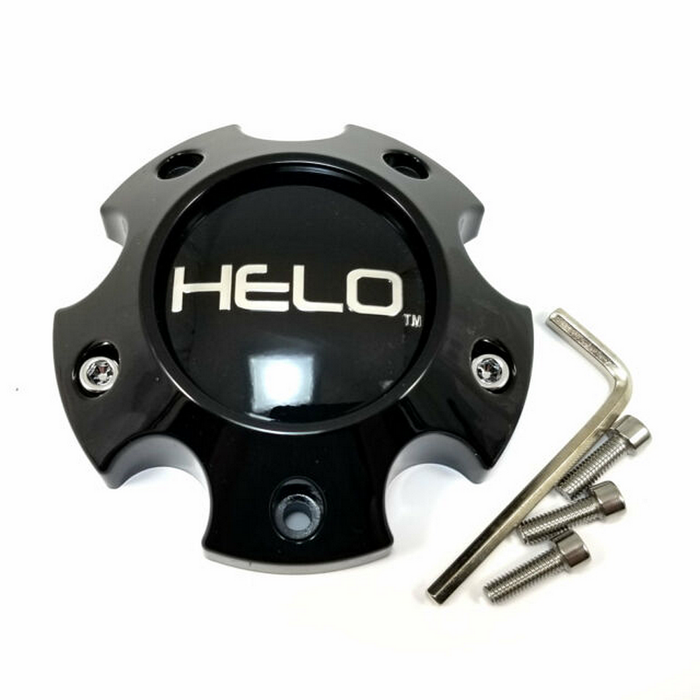 HELO CAP 5X4.5/5 LUG H34 - GLOSS BLACK | Helo