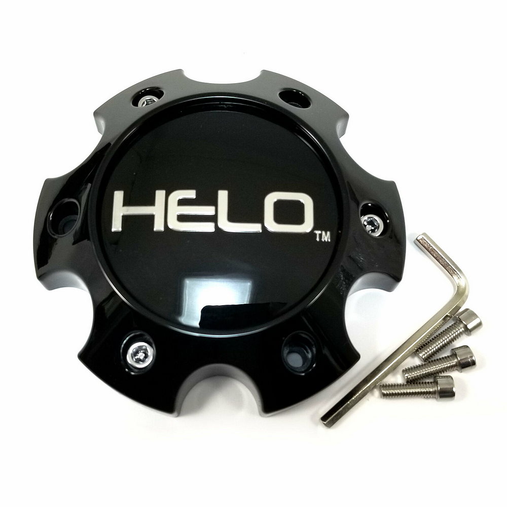 HELO CAP 6X135 LUG H34 - GLOSS BLACK | Helo
