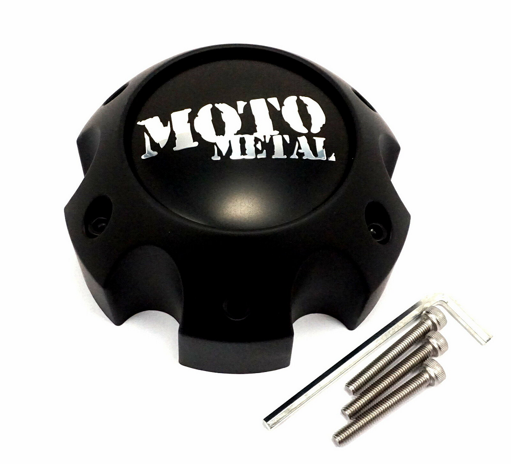 MO967/968 CAP SATIN BLACK 6X5.5 | Moto Metal