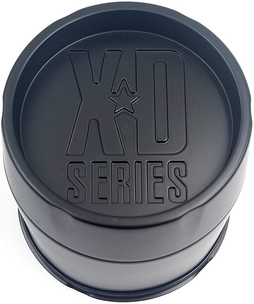 KMC CAP PUSH THRU S-BLK 3.27" | KMC