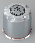AR CAP 5.15'' SILVER PUSH THRU 5 SCALLOP | American Racing