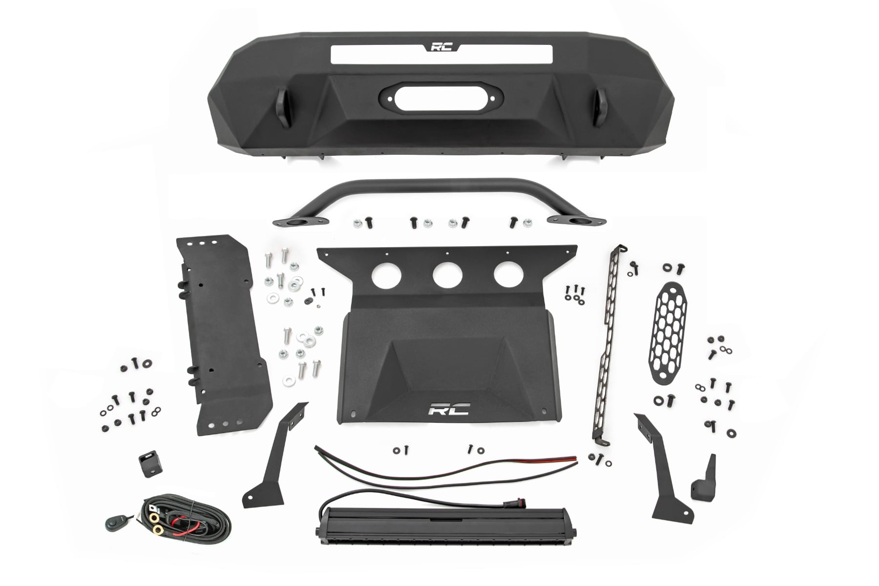 Front Bumper | Hybrid | 20" Blk LED | Toyota Tacoma 2WD/4WD (2016-2023)