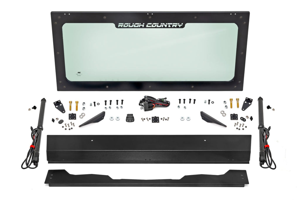 Electric Tilt Windshield | Glass | Honda Pioneer 1000