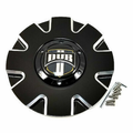 DUB PUSH CAP-BLACK/MILLED EDGE | DUB 1PC