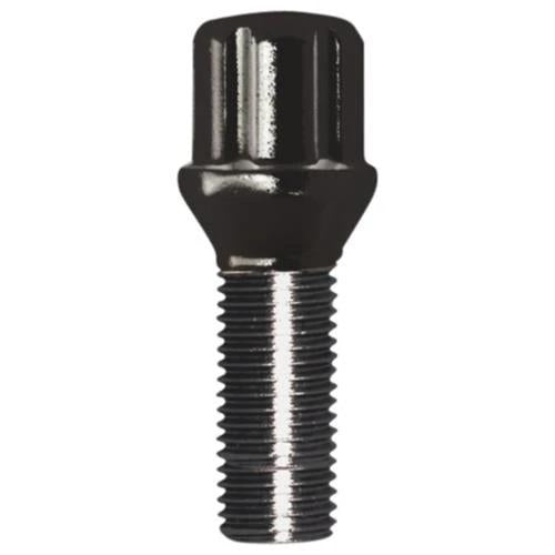 SPLINE LUG BOLT 14-1.25 35MM BLK BULK | Gorilla Automotive