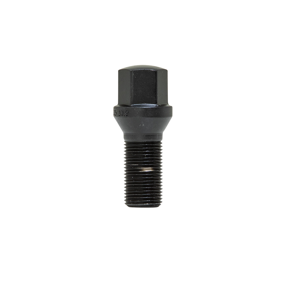 BOLT CONE 17MM 15-1.25 BLK 28MM BULK | Gorilla Automotive