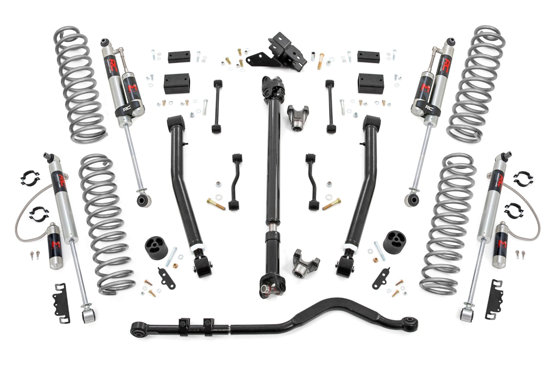 3.5 Inch Lift Kit | Adj Lower | FR D/S | M1R | Jeep Wrangler Unlimited (24-26)