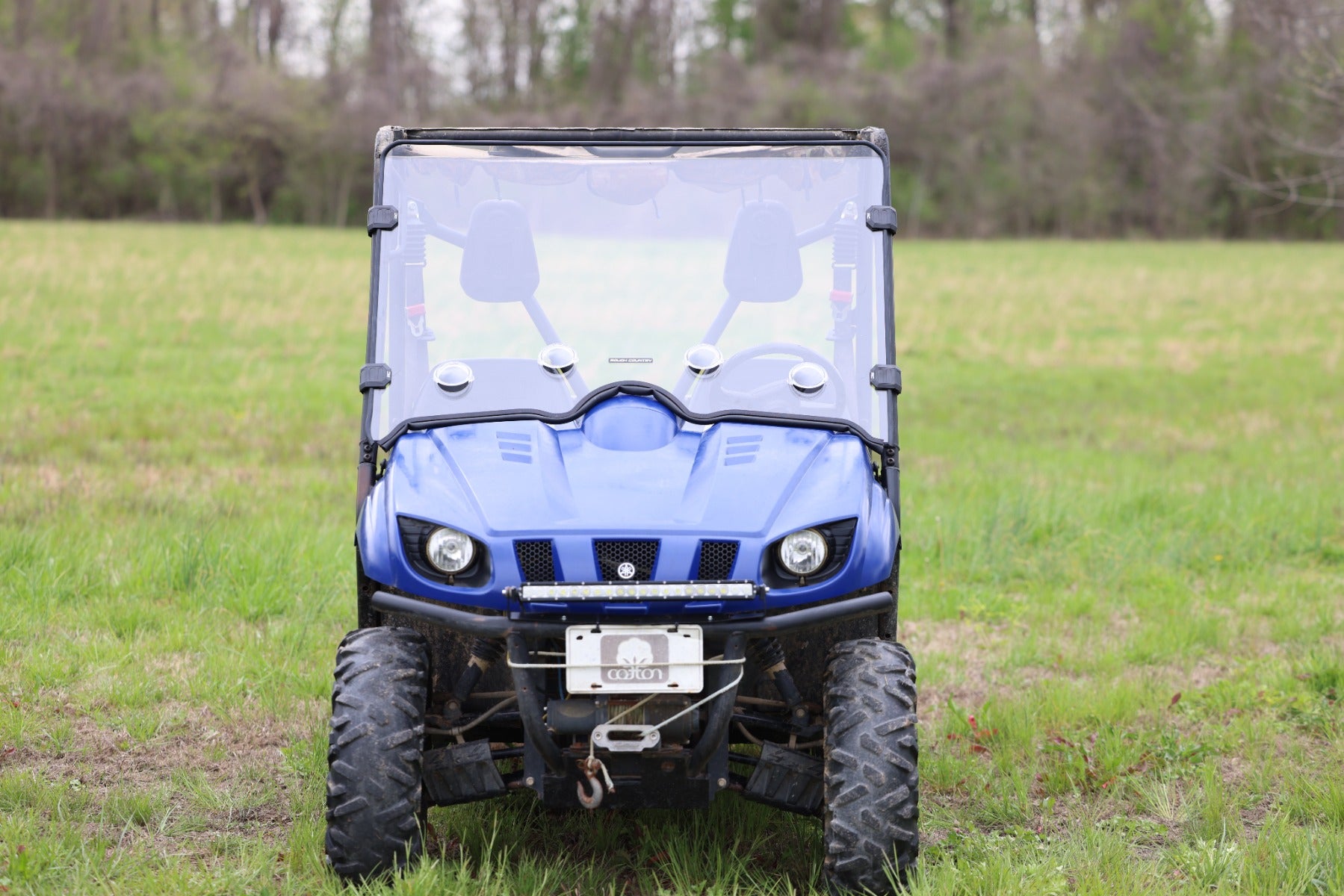 Vented Full Windshield | Scratch Resistant | Yamaha Rhino 450/Rhino 700