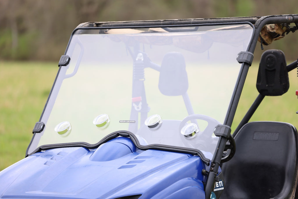 Vented Full Windshield | Scratch Resistant | Yamaha Rhino 450/Rhino 700