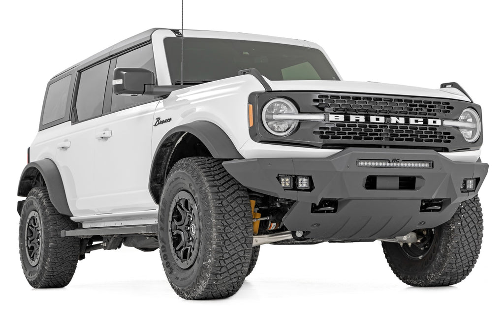 Front Bumper | Modular | Full Wings | Amber DRL | Ford Bronco (2 Door) (21-26)/Bronco (21-25)