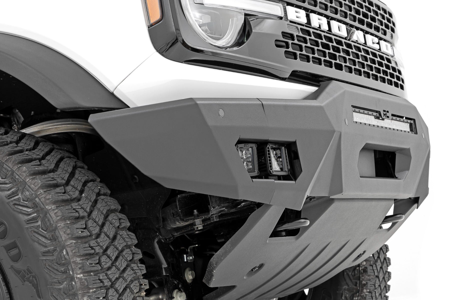 Front Bumper | Modular | Full Wings | Amber DRL | Ford Bronco (2 Door) (21-26)/Bronco (21-25)