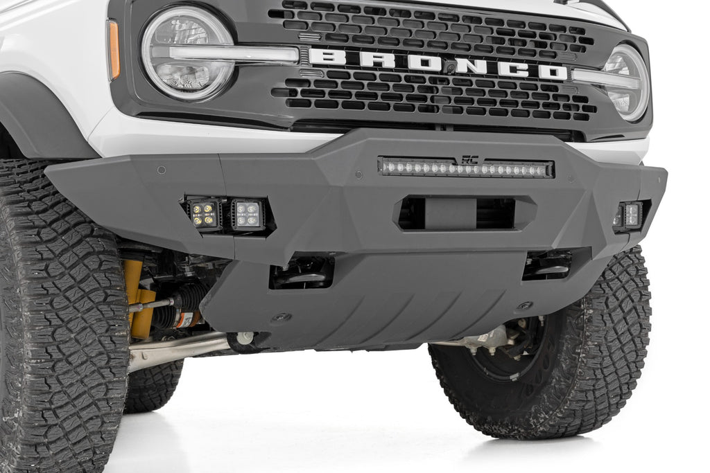 Front Bumper | Modular | Full Wings | Amber DRL | Ford Bronco (2 Door) (21-26)/Bronco (21-25)