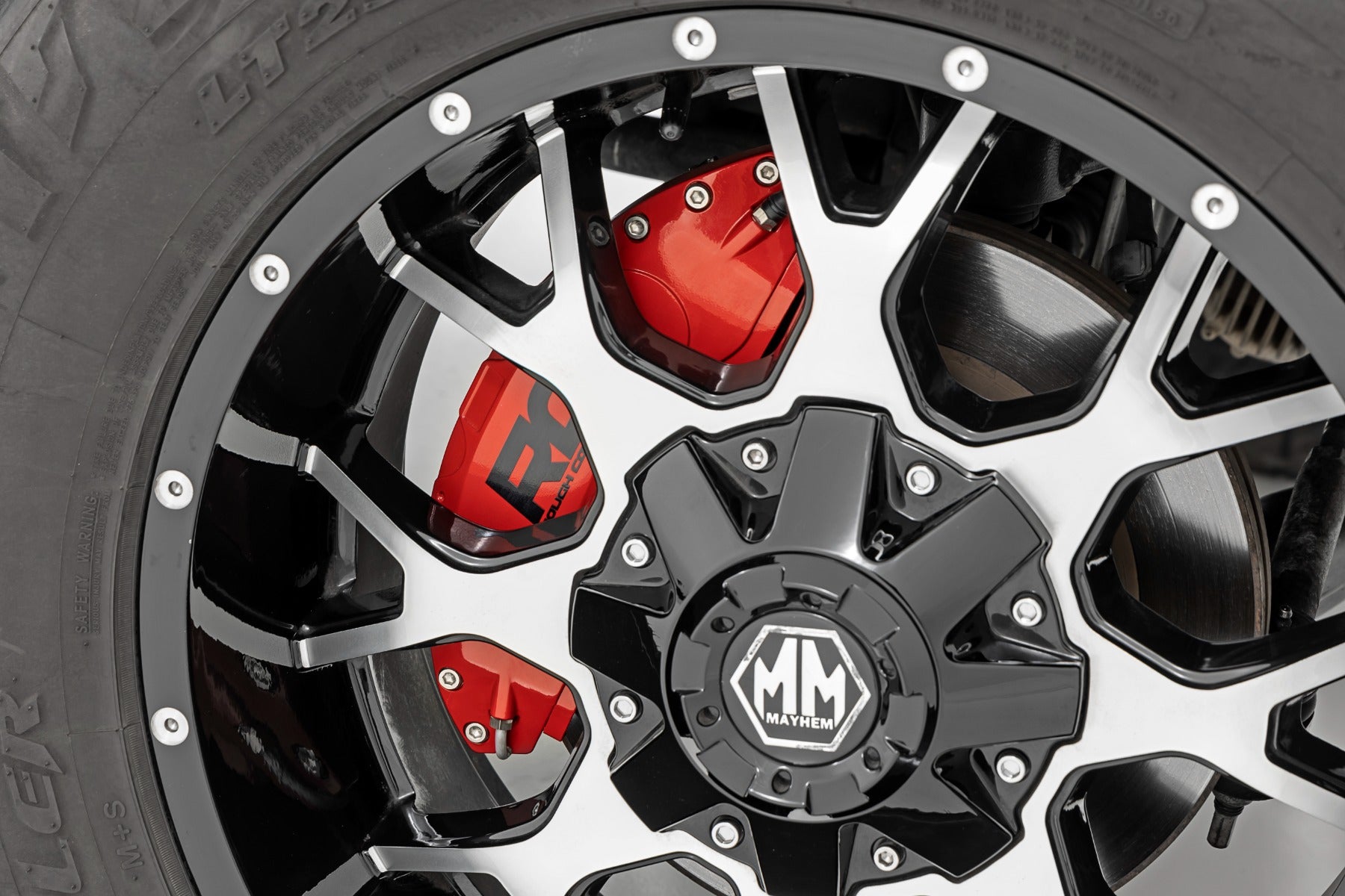 Caliper Covers | Front and Rear | Red | Toyota Tacoma 2WD/4WD (2024-2026)