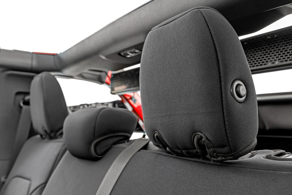 Seat Covers | Bucket Seats |W/Fold Down RR Armrest |FR & RR | 4DR | Ford Bronco (21-26)